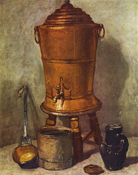 Jean Simeon Chardin Der Wasserbehalter Spain oil painting art